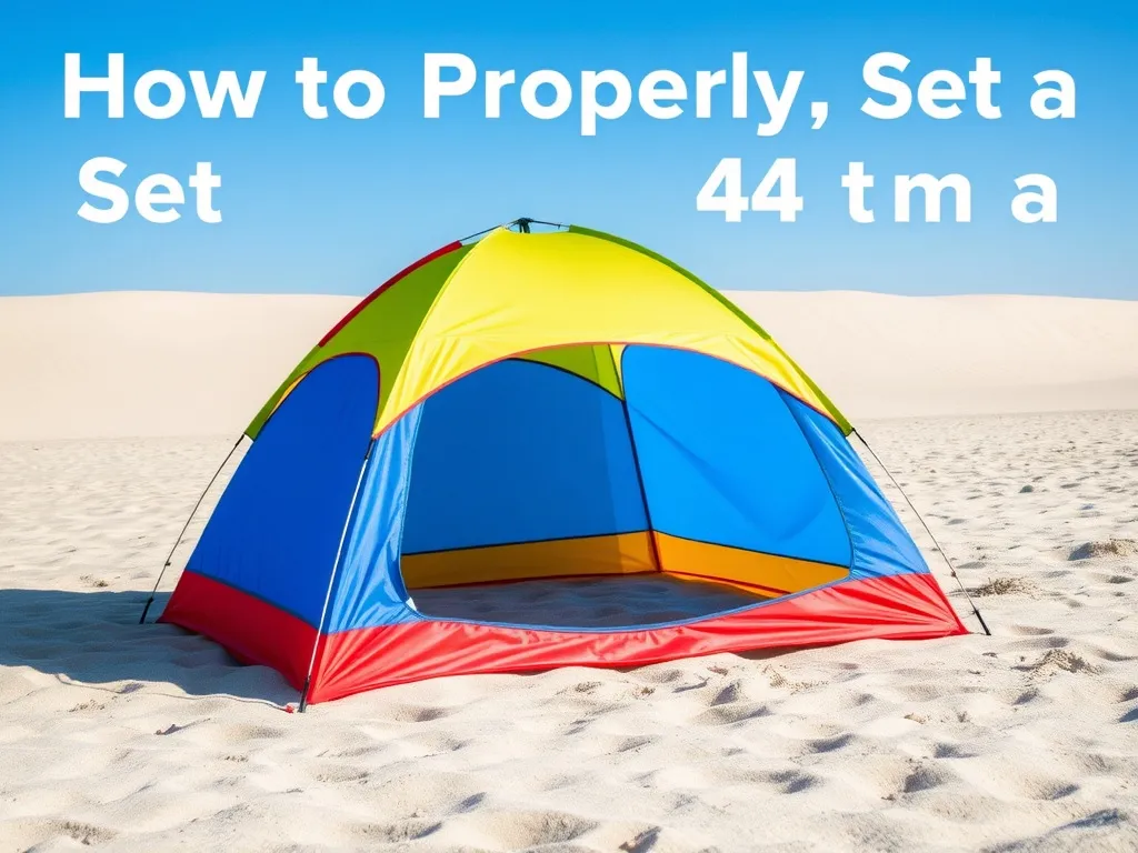 Jak prawidłowo składanie namiotu plażowego? Praktyczny przewodnik