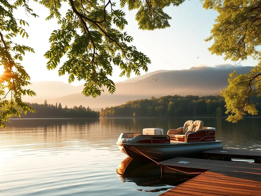 Czy można pływać pontonem po jeziorze?